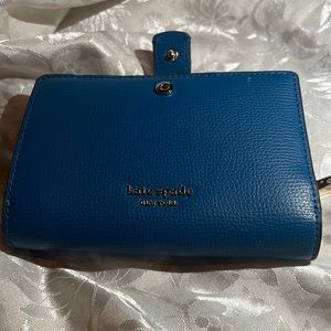 blue kate spade wallet